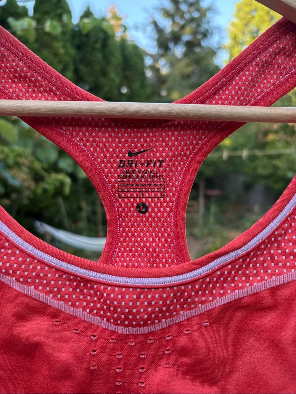 Nike Pro Racerback Sports Bra, Women’s Large